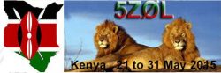 5ZØL – Kenya on 50MHz